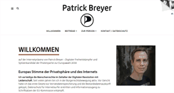Desktop Screenshot of patrick-breyer.de